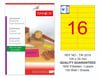 TW-2216 105x35 mm FLO SARI LASER ETİKET 