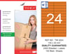 TW-2224 105x23 mm TURUNCU LASER ETİKET 