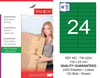 TW-2224 105x23 mm YEŞİL LASER ETİKET 