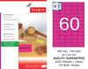 TW-2260 40x24 mm FLO PEMBE LASER ETİKET 