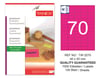 TW-2270 40x20 mm FLO PEMBE LASER ETİKET 