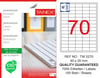 TW-2270 40x20 mm POLY LASER ETİKET 