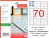 TW-2270 40x20 mm POLY LASER ETİKET 