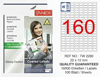 TW-2280 22x12 mm PARLAK LASER ETİKET 