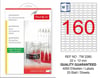 TW-2280 22x12 mm YARI SAYDAM LASER ETİKET 