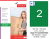 TW-2302 210x140 mm YEŞİL LASER ETİKET 
