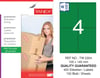 TW-2304 105x140 mm YEŞİL LASER ETİKET 