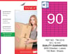 TW-2319  33x19 mm PEMBE LASER ETİKET 