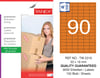 TW-2319  33x19 mm TURUNCU LASER ETİKET 