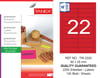 TW-2320 90x25 mm FLO KIRMIZI LASER ETİKET 
