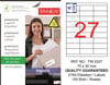 TW-2327 70x30 mm LOJİSTİK ETİKET 