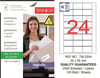 TW-2334 33x55 mm LOJİSTİK ETİKET 