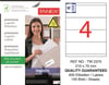 TW-2370 210x70 mm LOJİSTİK ETİKET 