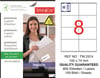 TW-2374 105x74,25 mm LOJİSTİK ETİKET 