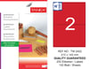 TW-2402 210x143 mm FLO KIRMIZI LASER ETİKET 
