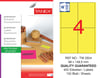 TW-2504 98x149 mm FLO SARI LASER ETİKET 