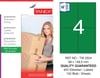 TW-2504 98x149 mm YEŞİL LASER ETİKET 
