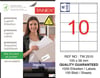TW-2510 105x56 mm LOJİSTİK ETİKET 