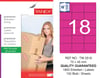 TW-2518 70x45 mm PEMBE LASER ETİKET 