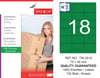 TW-2518 70x45 mm YEŞİL LASER ETİKET 