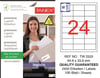 TW-2533 64,6x33,8 mm LOJİSTİK ETİKET 