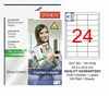TW-2533 64,6x33,8 mm PARLAK LASER ETİKET 