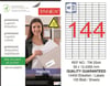 TW-2544 35x12,4355 mm LOJİSTİK ETİKET 