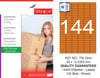 TW-2544 35x12,4355 mm TURUNCU LASER ETİKET 