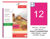TW-2546 100x46 mm FLO PEMBE LASER ETİKET 