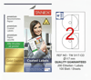 TW-3117 117 mm GOLD LASER ETİKET 