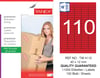 TW-4110 40x12 mm KIRMIZI LASER ETİKET 