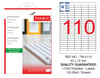 TW-4110 40x12 mm LASER ETİKET .