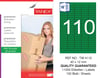 TW-4110 40x12 mm YEŞİL LASER ETİKET 