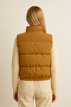 Fermuarlı Şişme Yelek M0308 Camel