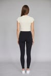 Kadın Basic Kısa Kollu Crop M4283 Bej