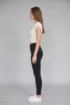 Kadın Basic Kısa Kollu Crop M4283 Bej