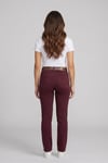 Kadın Yüksek Bel Basic Pantolon M5294 Mürdüm