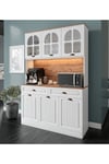  MaceraMobilya Çok Amaçlı Dolap Efes Kahve Köşesi - 140 cm MDF, LED Aydınlatmalı, Çok Amaçlı Mutfak ve Airfryer Dolabı (Ofis ve Ev)