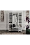  MaceraMobilya Dolap ve Gardırop %100 MDF 4 Kapaklı Antrasit Beyaz Gardırop - MDF Dolap - Elbise Dolabı - Yatak Odası Dolabı - Elbise Dolabı