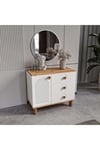  MaceraMobilya Yatak Odası Takımı Flora Komple MDF Yatak Odası Takımı