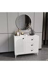  MaceraMobilya Yatak Odası Takımı Oslo 6 Kapaklı Komple MDF Yatak Odası Takımı