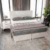  MaceraMobilya Yatak Odası Takımı Paris 6 Kapaklı Komple MDF Beyaz Yatak Odası Takımı