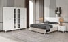  MaceraMobilya Yatak Odası Takımı Roma 6 Kapaklı Komple MDF Yatak Odası Takımı