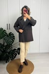 Balık Sırtı Kahve Kaban