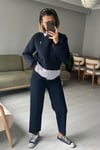 Gömlek Detaylı Sweat
