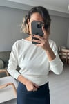 Kayık Yaka Bluz