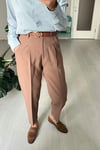 Kemerli Yüksek Bel Pantolon