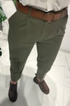 Kemerli Yüksek Bel Pantolon