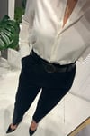 Kemerli Yüksek Bel Pantolon
