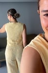 Keten Yelek - Pantolon Takım